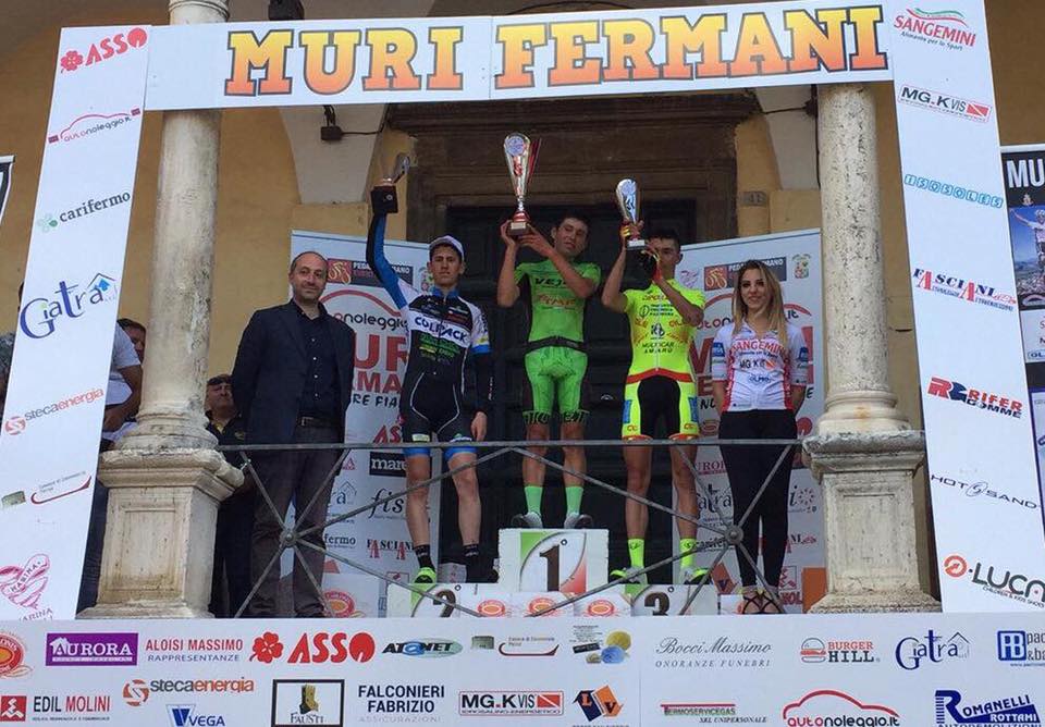 Il podio della Muri Fermani 2017