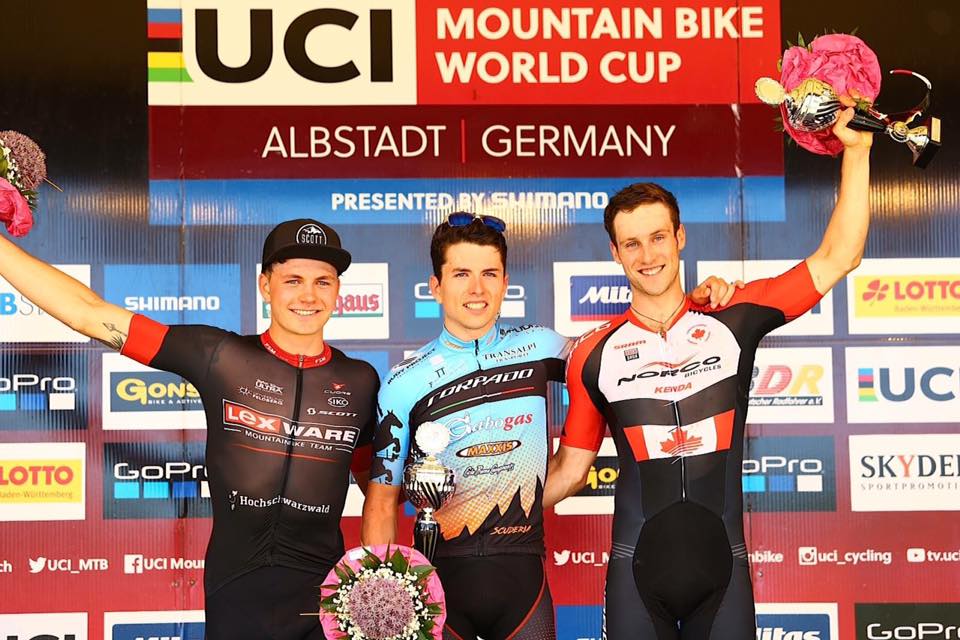 Nadir Colledani riporta l'Italia sul podio più alto della Coppa del Mondo MTB, vincendo la prova Under 23 di Alstadt