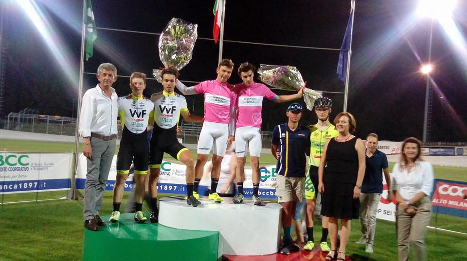 Il podio Open finale della Tre Sere di Busto Garolfo