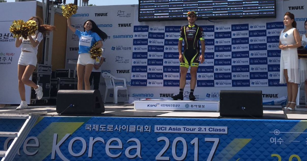 Jon Aberasturi vincitore della prima tappa del Tour of Korea 2017