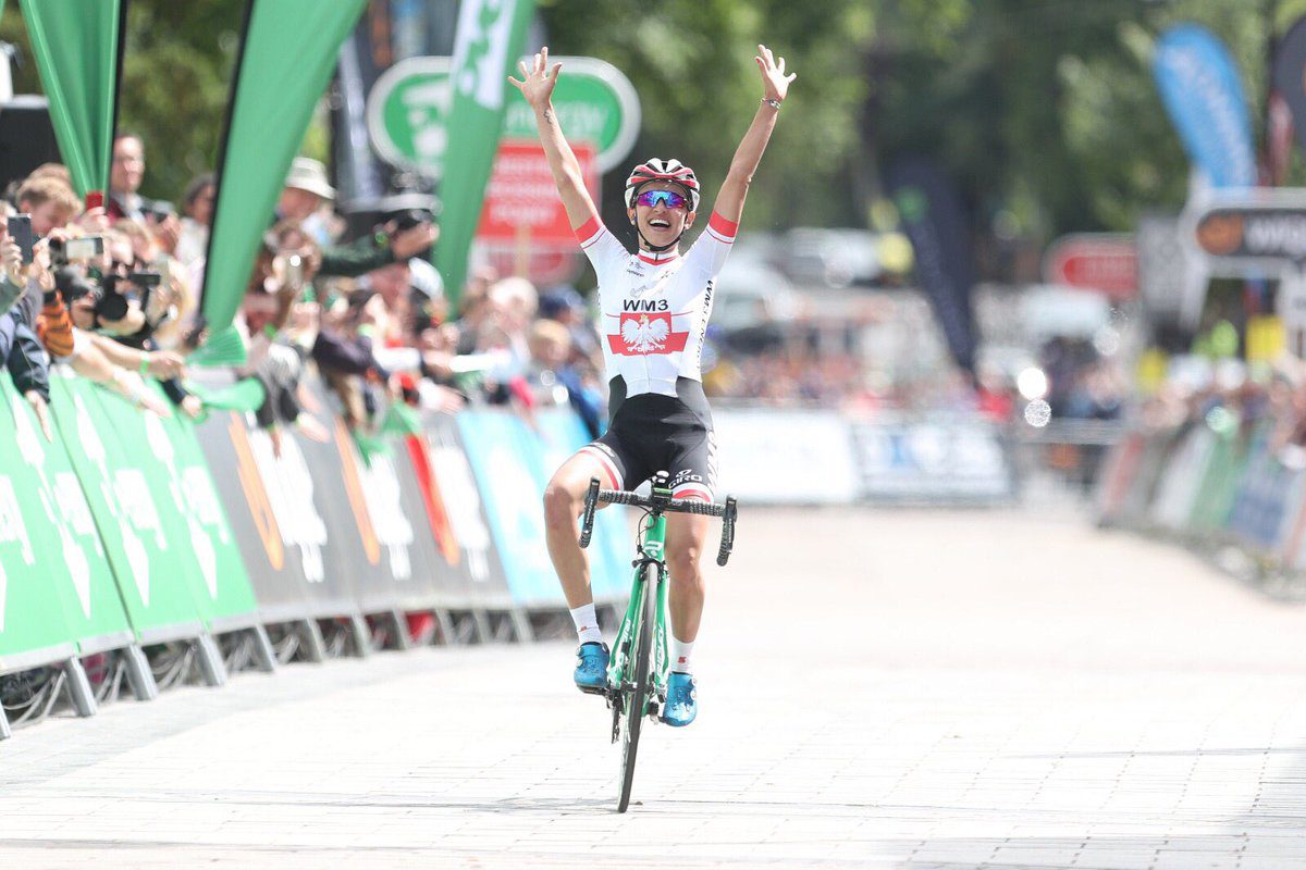 Katarzyna Niewiadoma vince la prima tappa del Women's Tour 2017