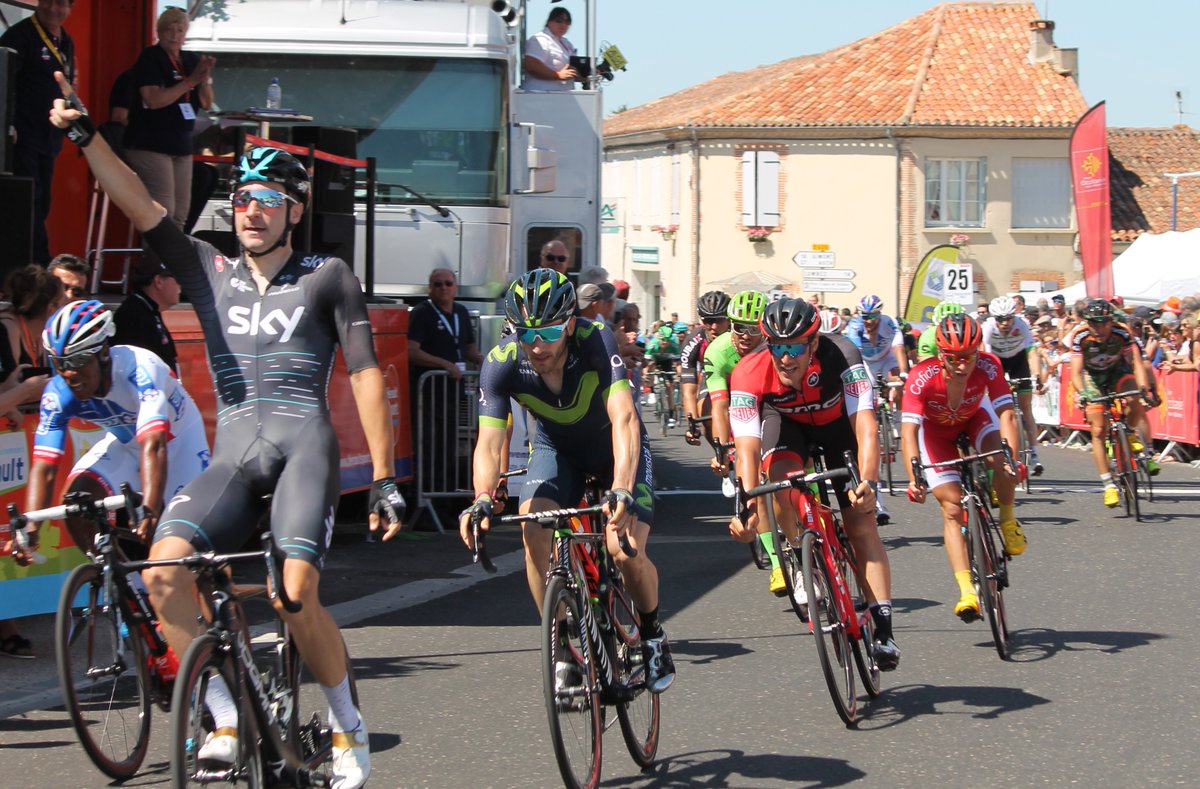 Elia Viviani vince la seconda tappa della Route du Sud 2017
