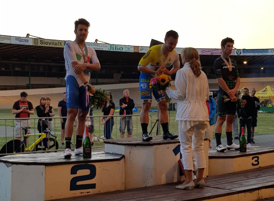 Francesco Lamon secondo nell'Omnium del GP Brno