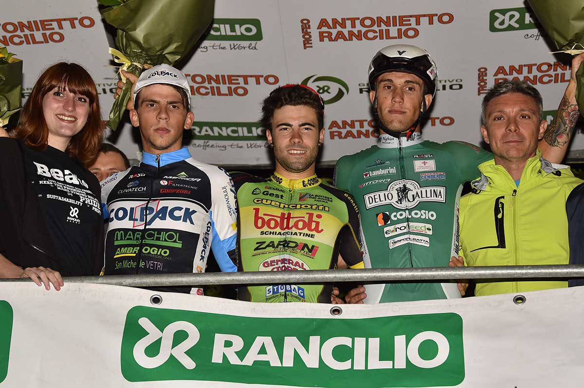 Il podio del Trofeo Rancilio 2017