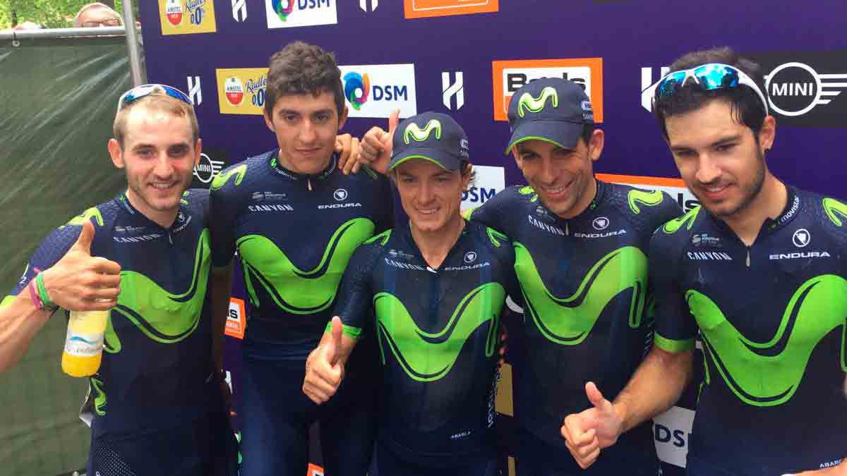 Il Movistar Team vince il primo atto della Hammer Sportzone Limburg