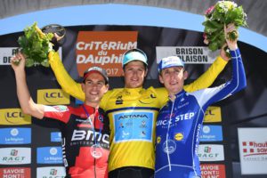 Il podio finale del Women's Tour 2017