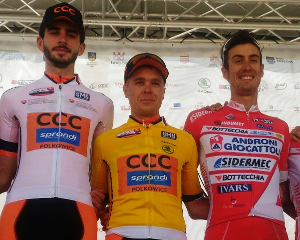Il podio finale del Tour de Slovaquie 2017
