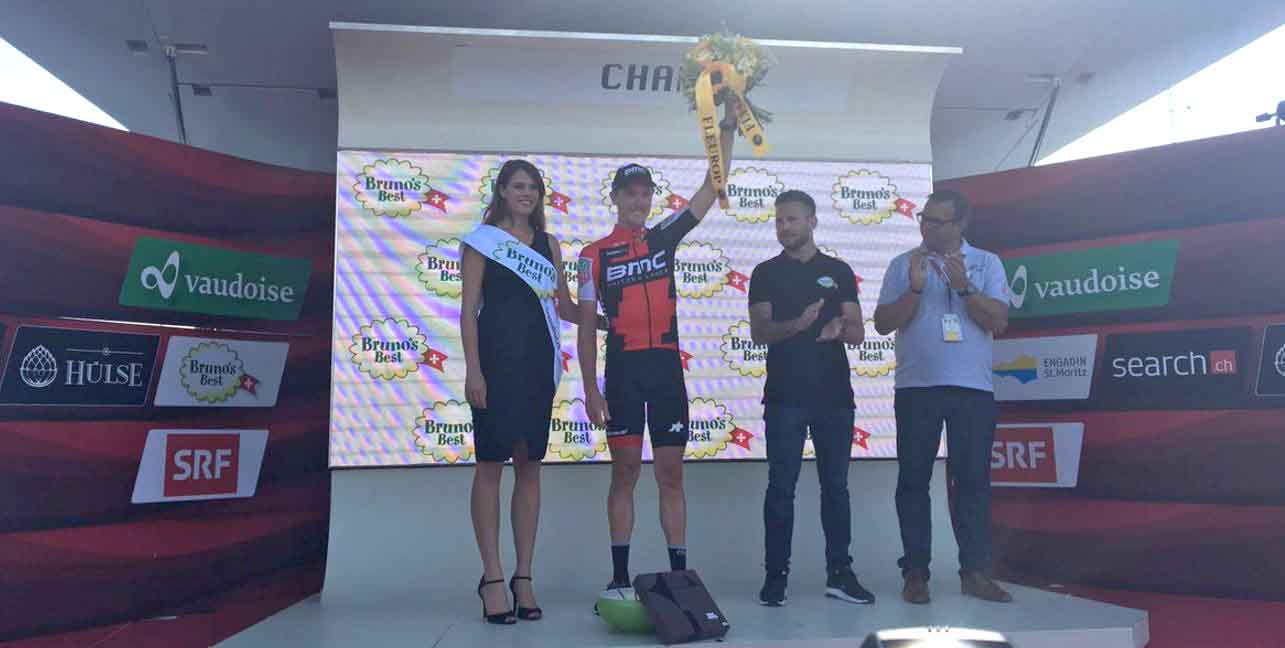 Rohan Dennis vincitore del prologo del Tour de Suisse 2017