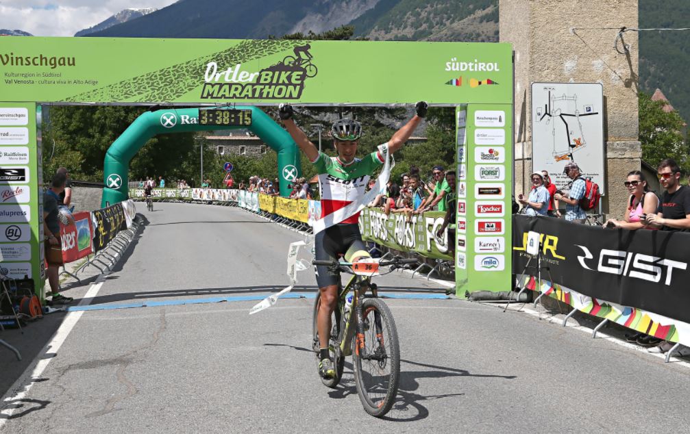 Juri Ragnoli vince la Ortler Bike Marathon 2017