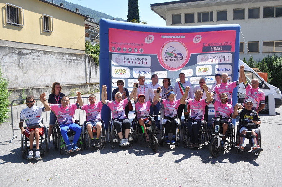 Tutte le maglie del Giro d'Italia Handbike 2017 dopo la tappa di Tirano