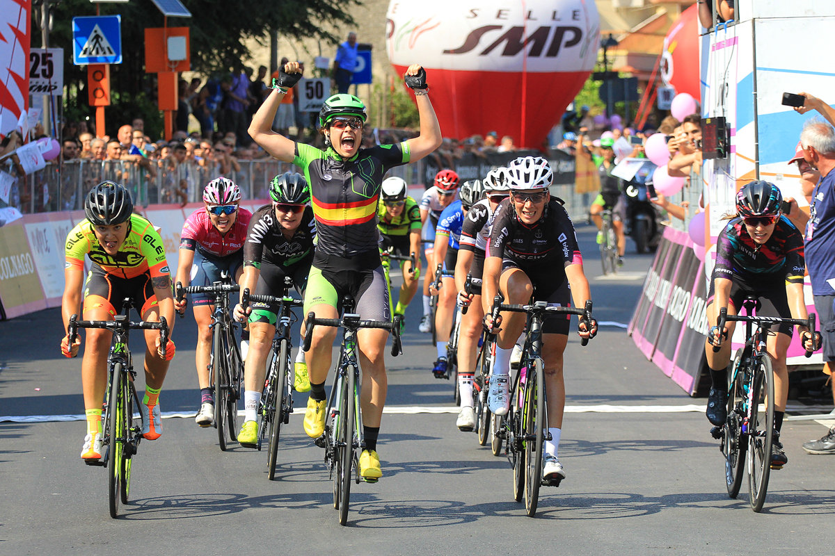 Sheyla Gutierrez vince la settima tappa del Giro Rosa 2017