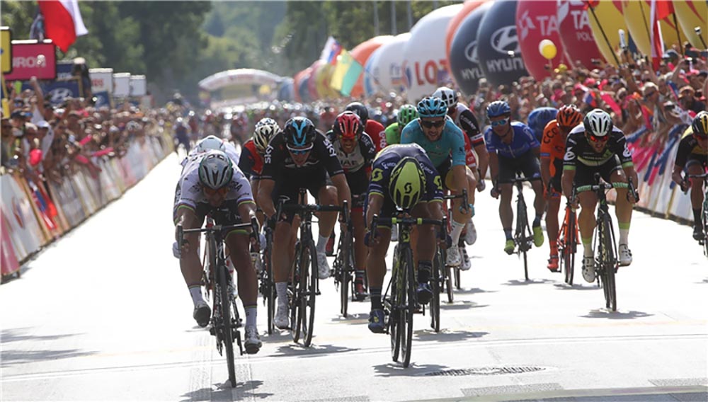 Peter Sagan vince in volata la prima tappa del Tour de Pologne 2017