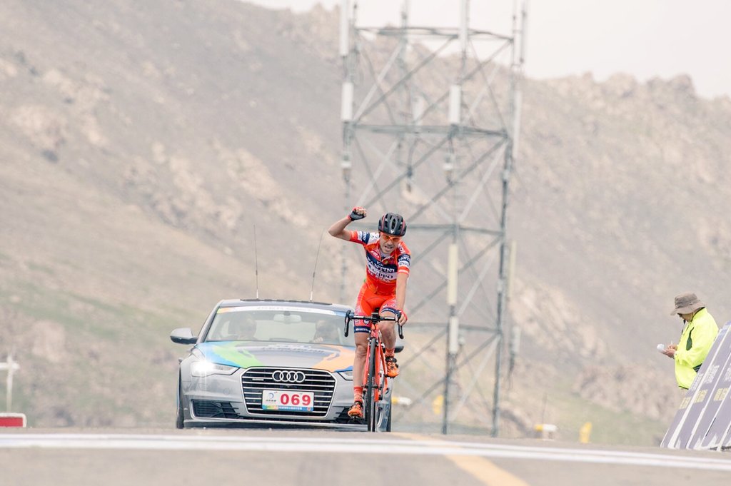 Damiano Cunego vince la sesta tappa del Tour of Qinghai Lake