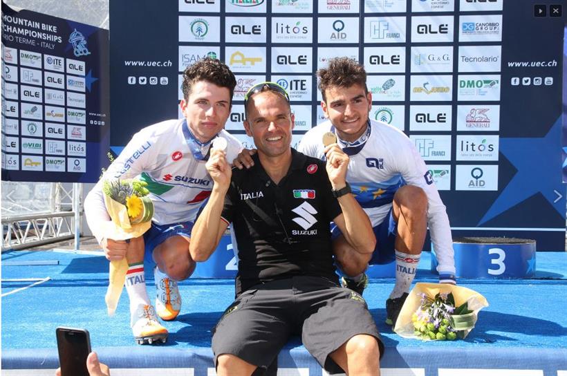 Colledani, il CT Celestino e Bertolini