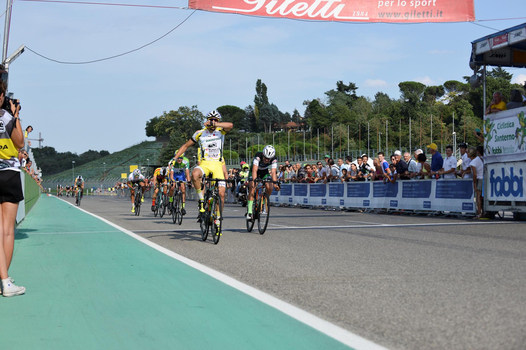 Marco Vettorel vince il Gp Fabbi Imola 2017 per Allievi