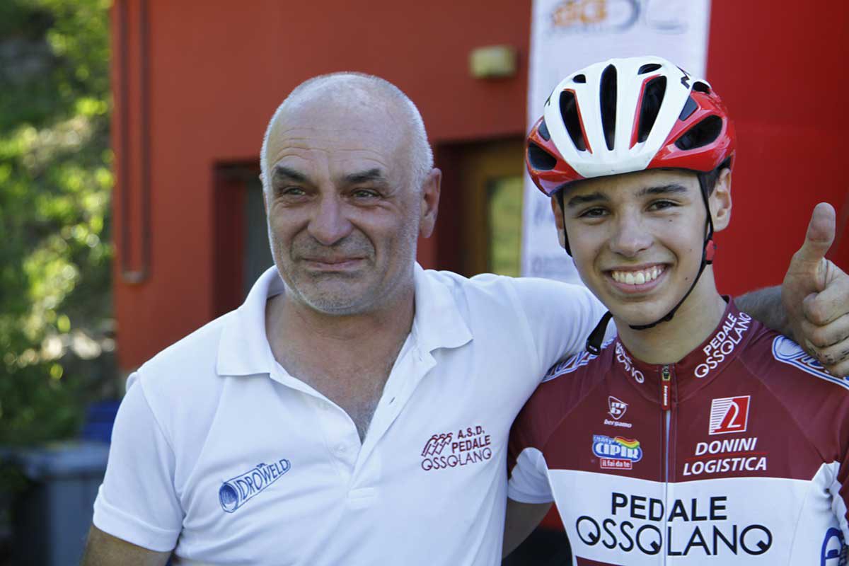 Nicholas Dresti con il presidente Barale