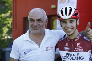 Nicholas Dresti con il presidente Barale