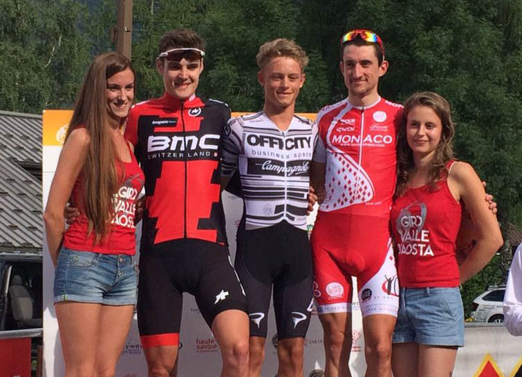 Matteo Fabbro vince il prologo del Giro Valle d'Aosta 2017