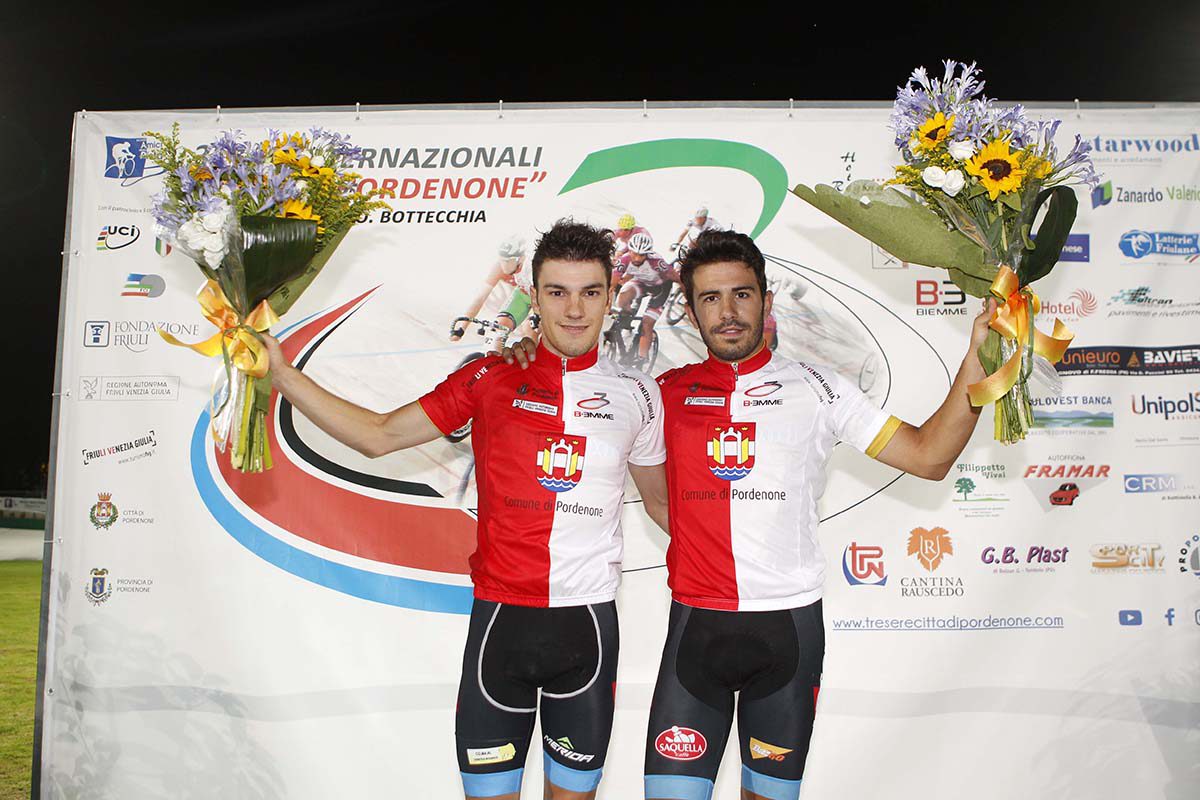 Francesco Lamon ed Attilio Viviani vincono la 3 Sere di Pordenone