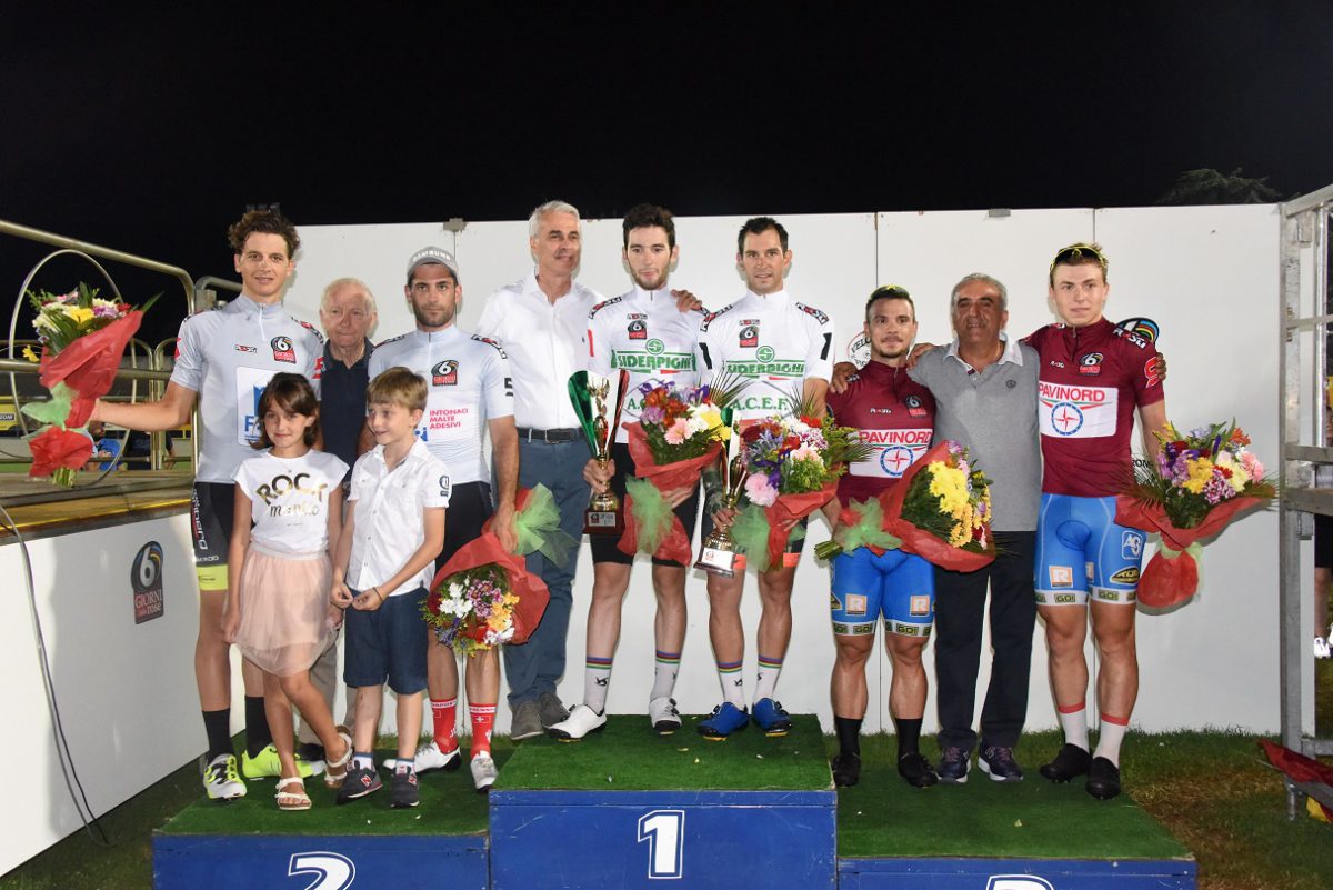Il podio finale della 6 Giorni delle Rose 2017