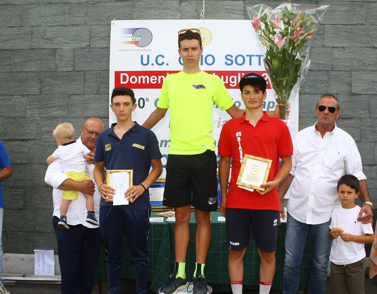 Il podio del 20° Gp MAP di Osio Sotto