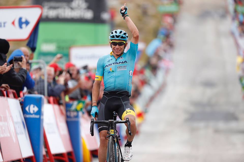 Miguel Angel Lopez vince l'undicesima tappa della Vuelta a Espana 2017