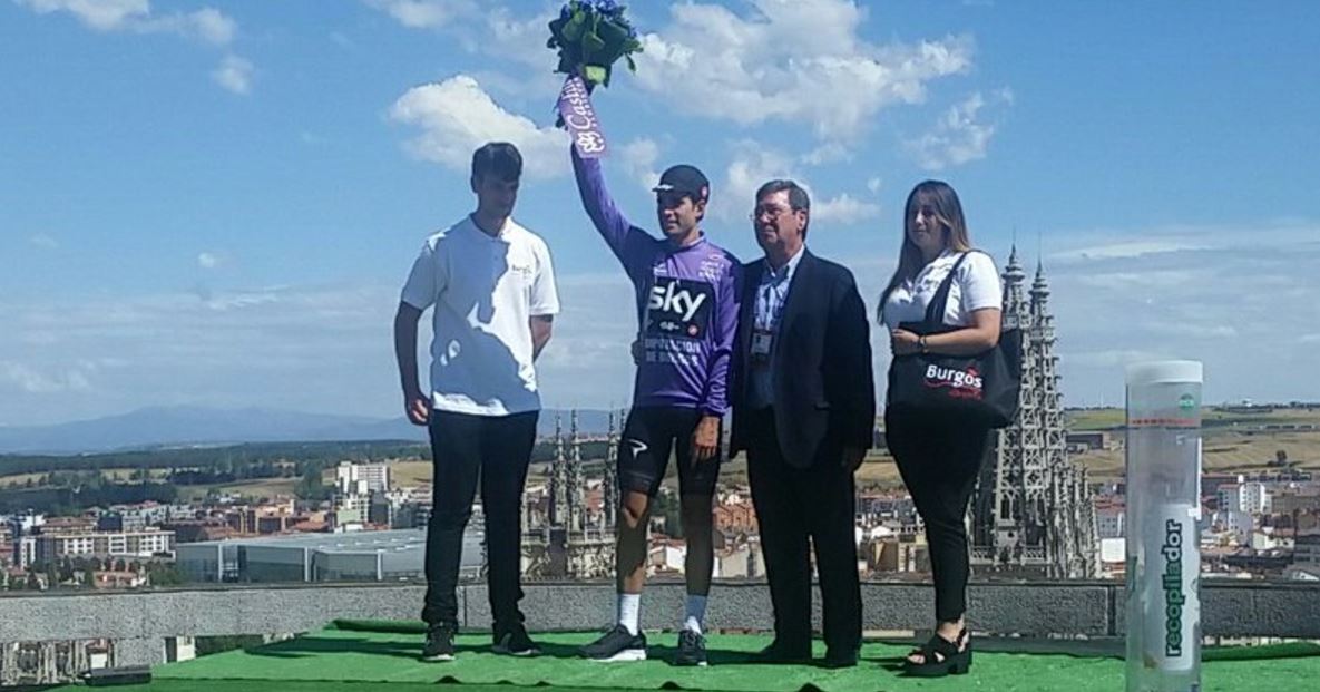 Mikel Landa primo leader della Vuelta a Burgos