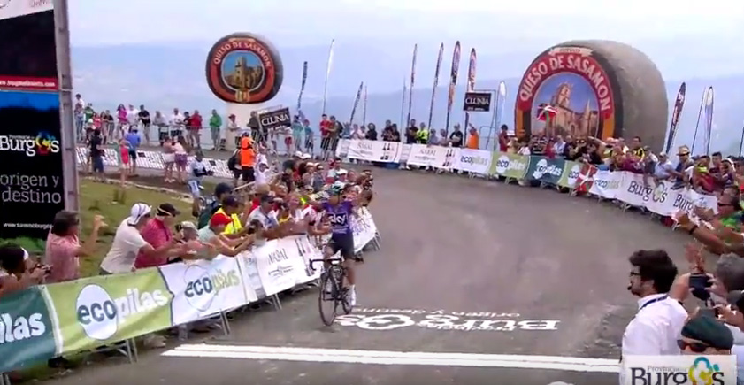 Mikel Landa vince la terza tappa della Vuelta a Burgos 2017