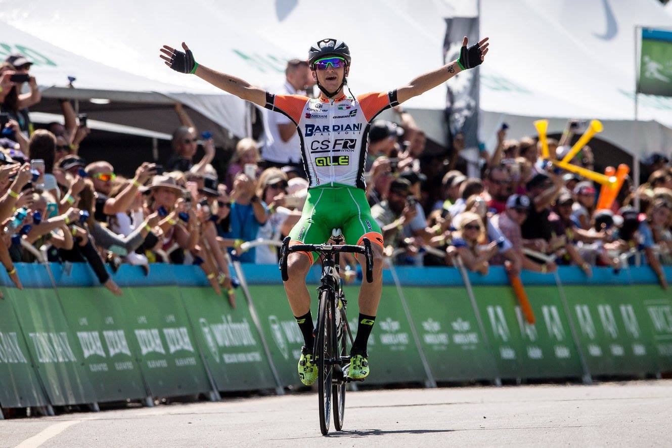 Giulio Ciccone vince la sesta tappa del Tour of Utah