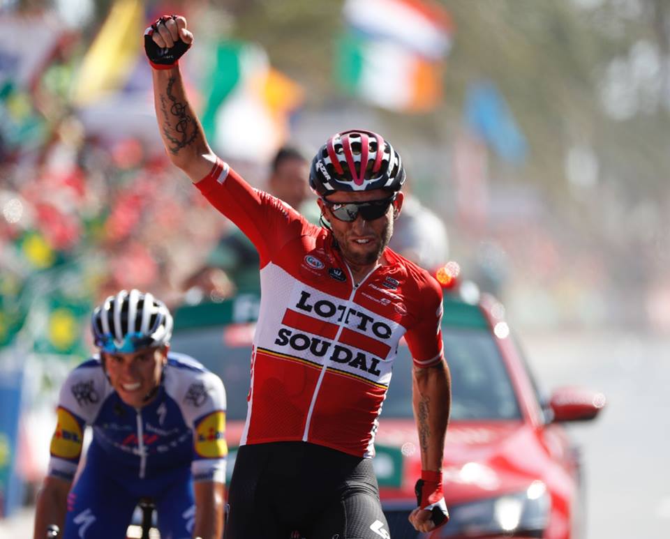 Tomasz Marczynski vince la sesta tappa della Vuelta a Espana 2017