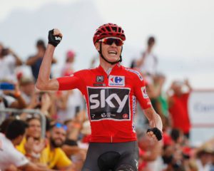Chris Froome vince la nona tappa della Vuelta a Espana 2017