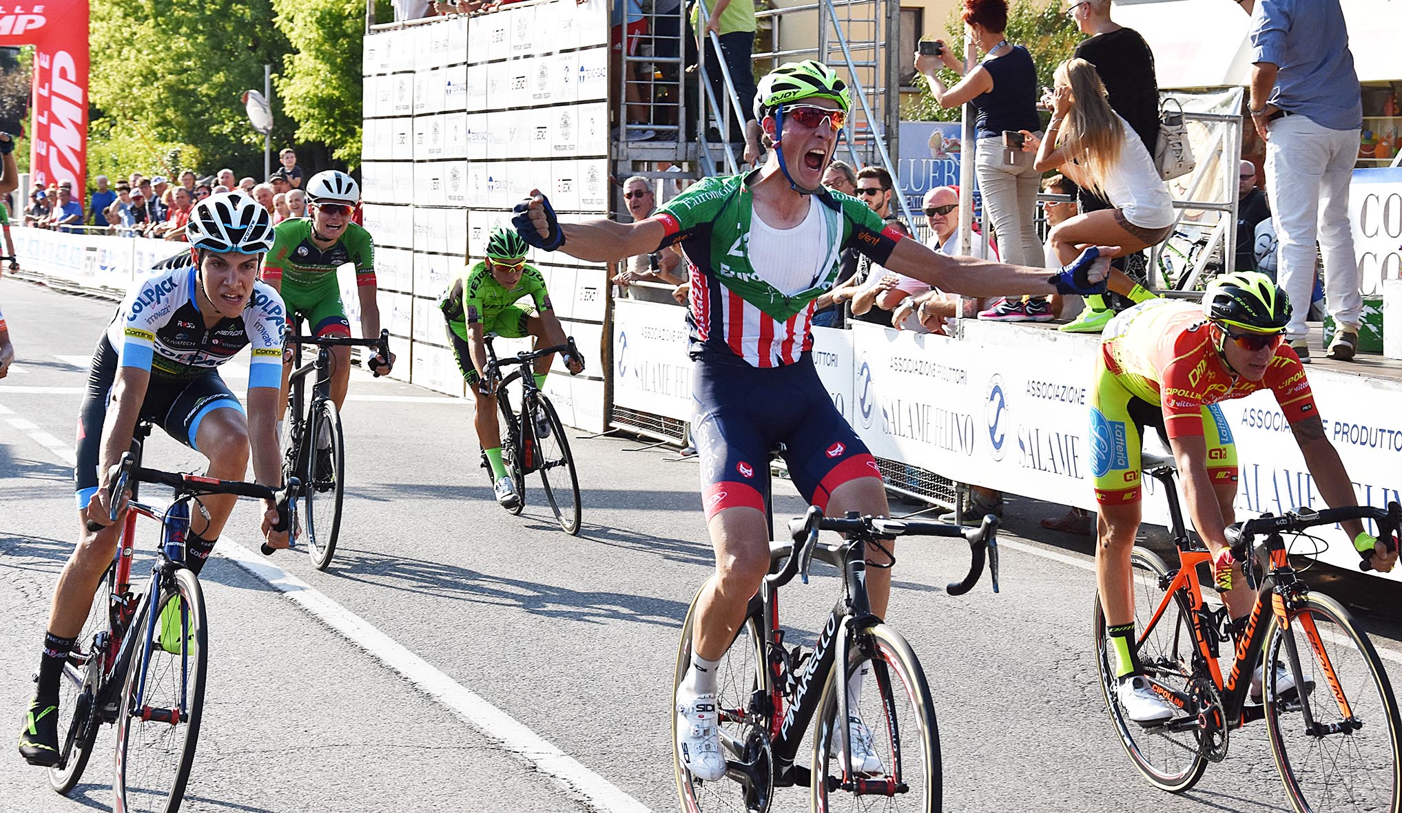 Giacomo Zilio vince a Felino