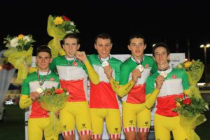 Emilia Romagna campione d'Italia dell'Inseguimento a squadre Allievi