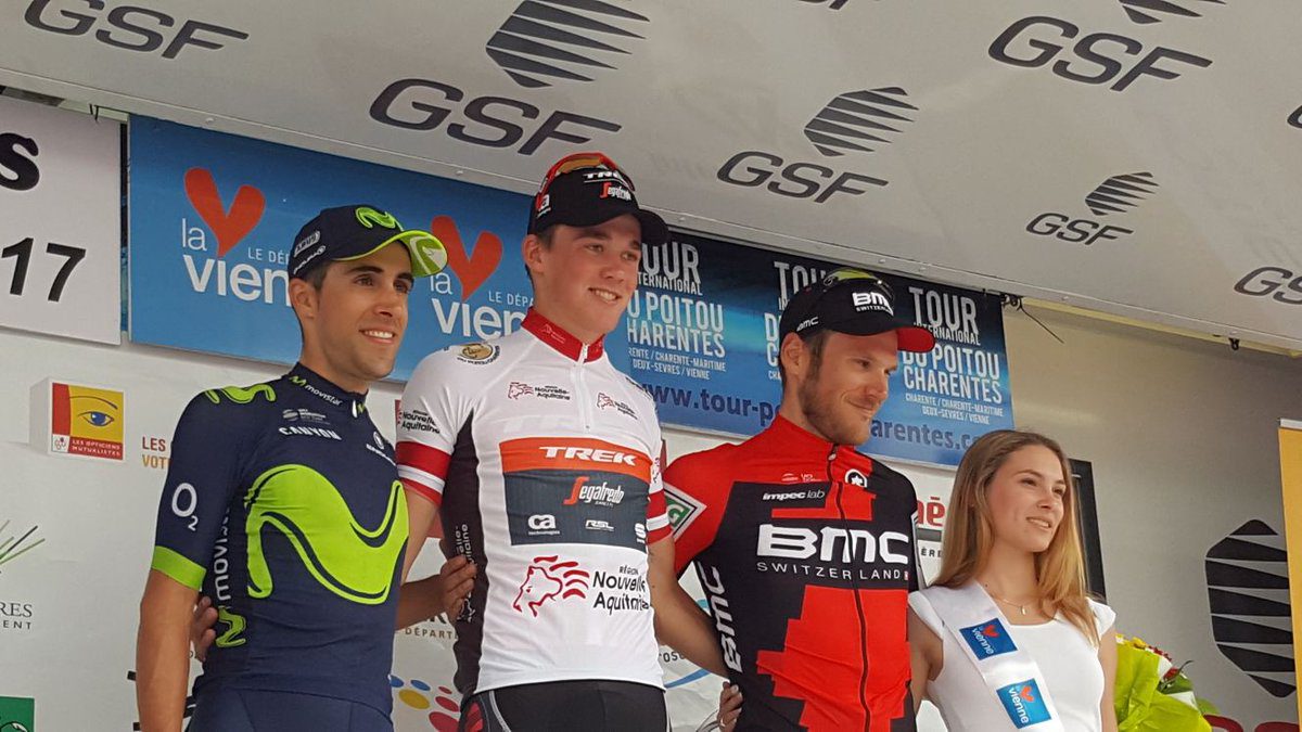 Il podio finale del Tour du Poitou Charentes 2017