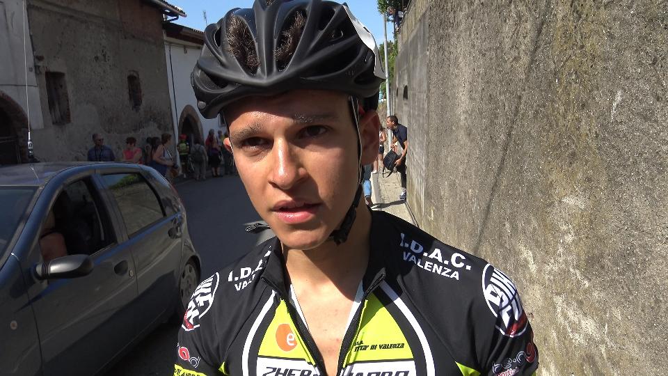 Stefano Rizza vincitore della gara Allievi di Bollengo