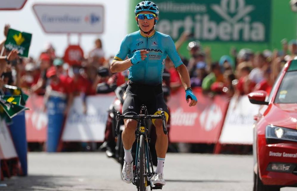 Miguel Angel Lopez vince la 15/a tappa della Vuelta a Espana 2017