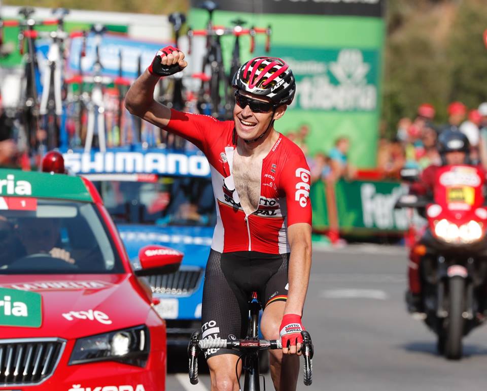 Sander Armee vince la 18/a tappa della Vuelta a Espana