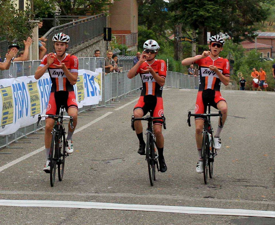 Tripletta britannica nella prima tappa del Giro di Basilicata Juniores