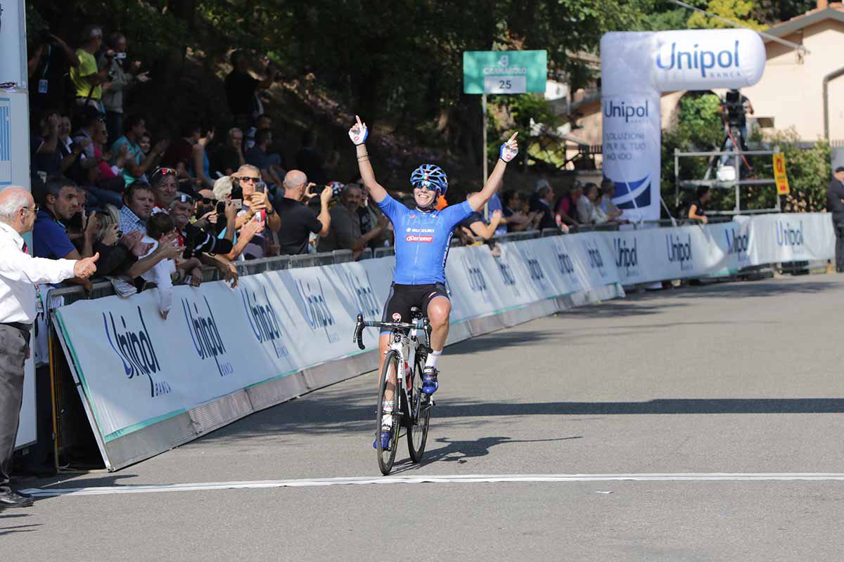 La vittoria di Tatiana Guderzo in cima al San Luca, suo il Giro dell'Emilia femminile 2017