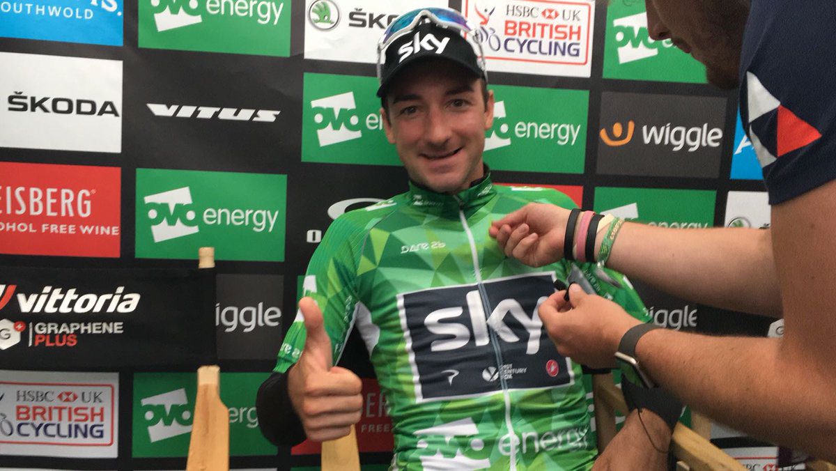 Elia Viviani vincitore a tavolino della seconda tappa del Tour of Britain 2017