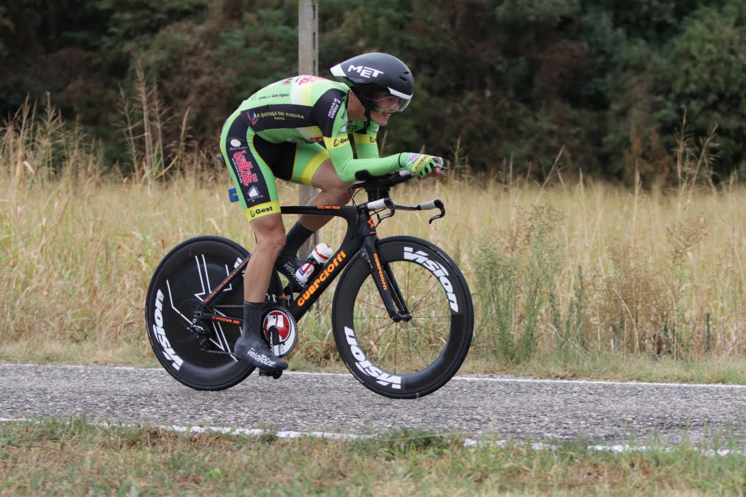 Mattia Cristofaletti vince la cronometro Under 23 di Valeggio sul Mincio