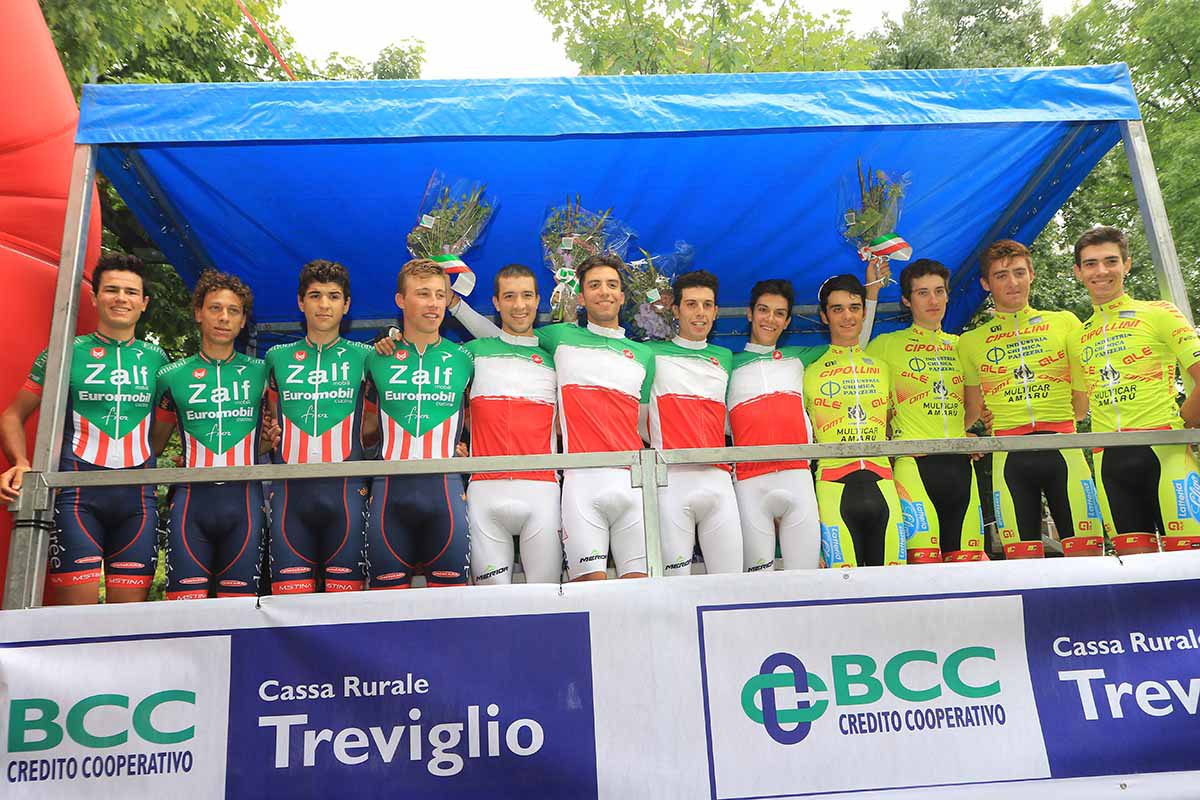 Team Colpack campione d'Italia cronosquadre Under 23