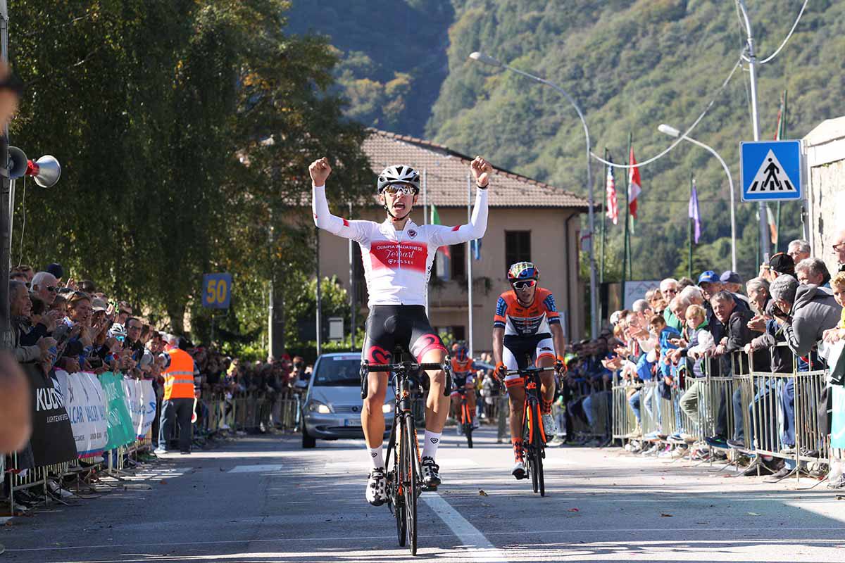 Antonio Tiberi vince la Albese-Ghisallo 2017