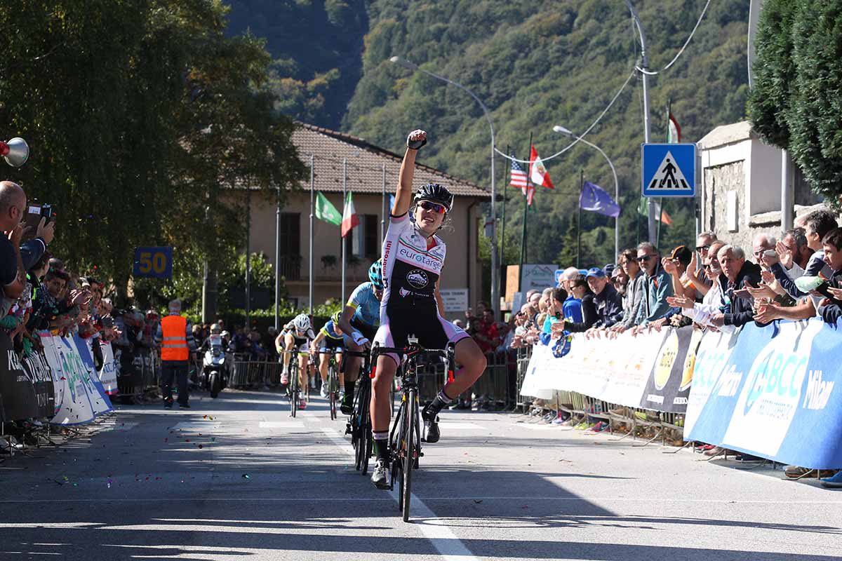 Angelica Brogi vince la Monza-Ghisallo 2017