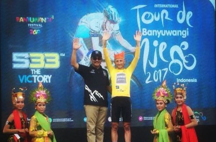 Davide Rebellin primo leader del Tour de Banyuwangi Ijen