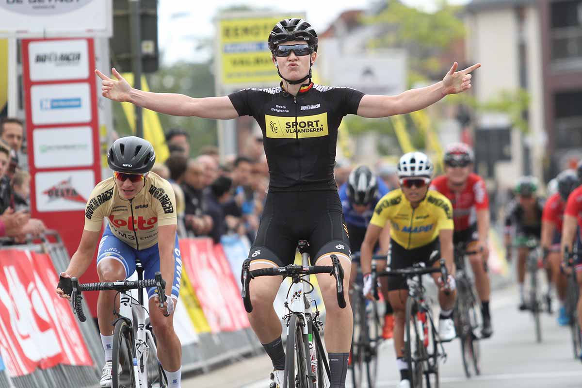 Jolien D'Hoore vince la seconda tappa del Lotto Belgium Tour