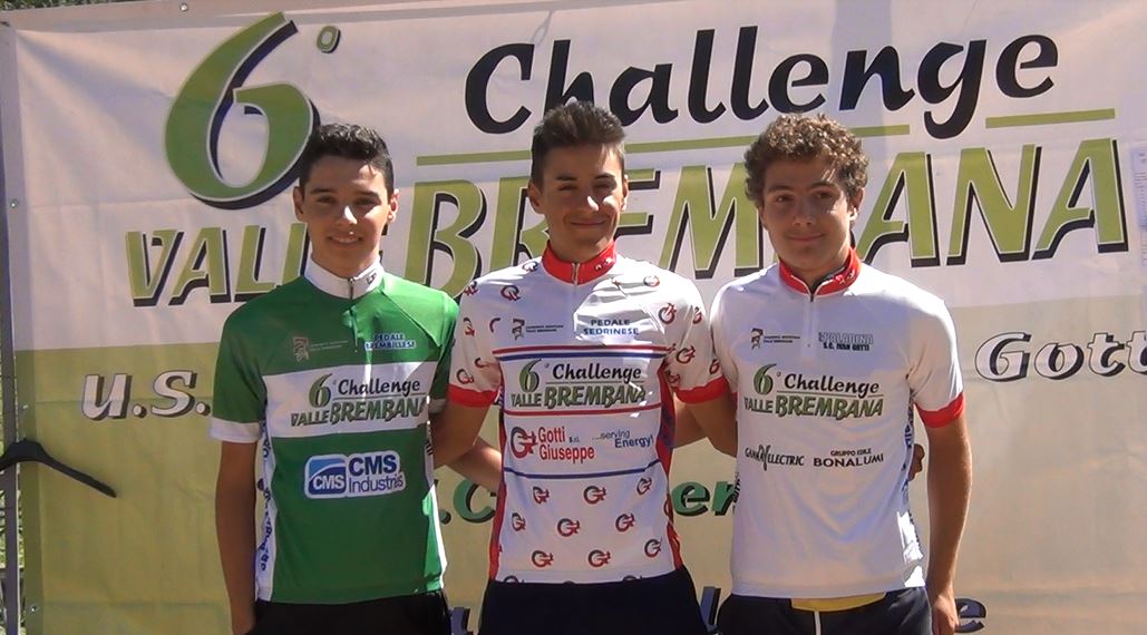 Le tre maglie della Challenge Valle Bremabana 2017 dopo due prove