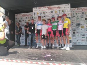 Tutte le maglie del Giro di Basilicata Juniores 2017