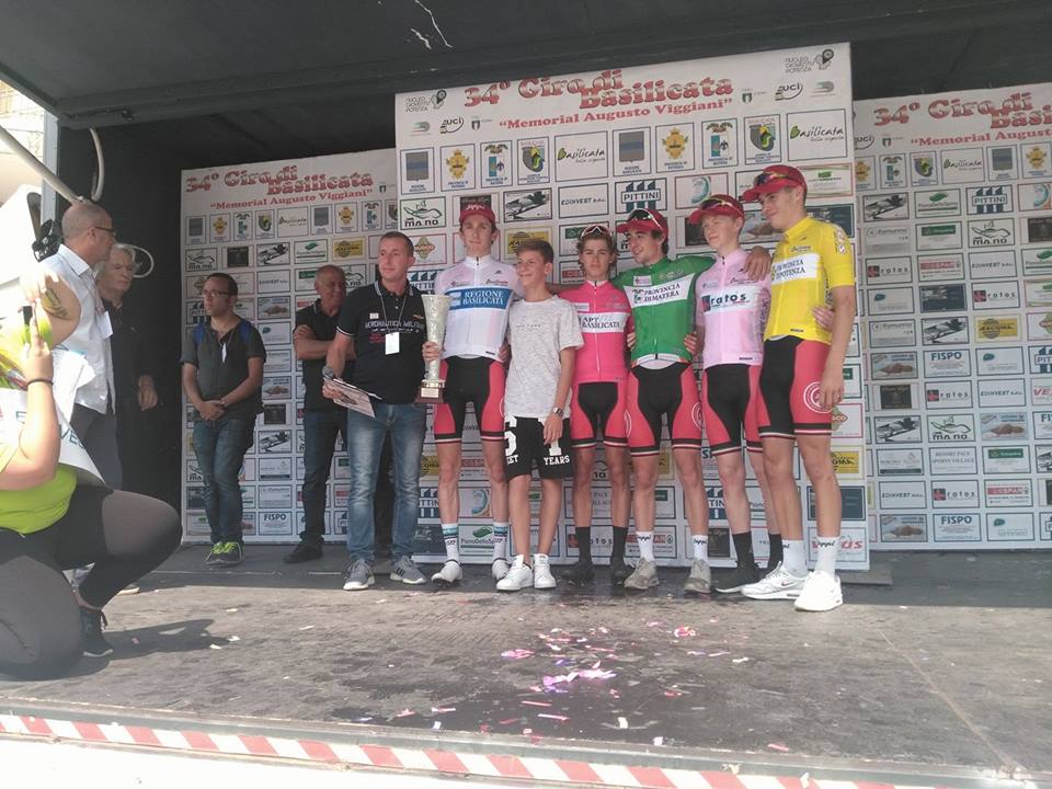 Tutte le maglie del Giro di Basilicata Juniores 2017