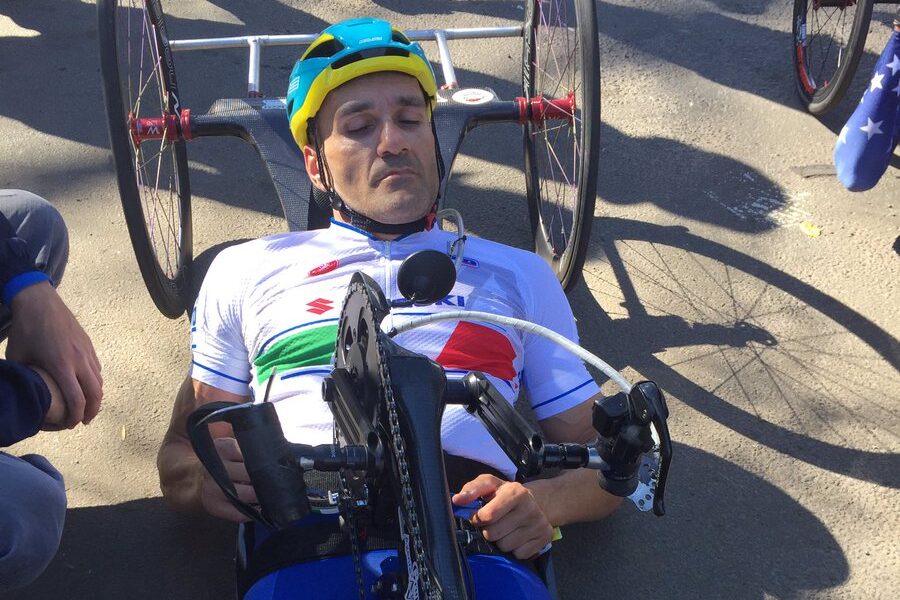 Luca Mazzone bis d'oro al Mondiale Paraciclismo